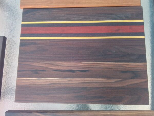 Striped Detail Exotic Cutting Board