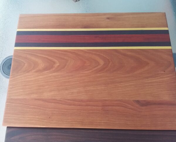 Striped Detail Exotic Cutting Board