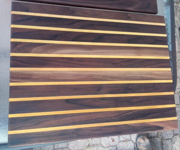 Striped Exotic Cutting Board