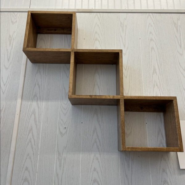 Floating Walnut Shelves