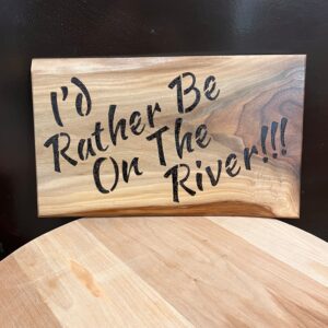 River Wood Burning